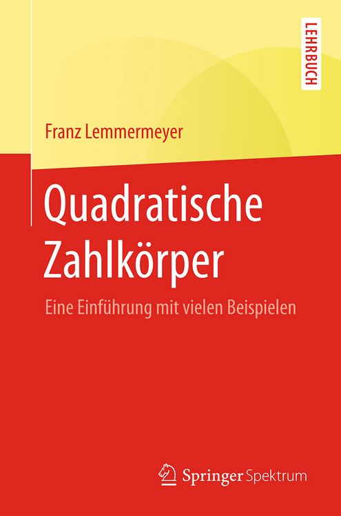 Produktbild: Quadratische Zahlk&ouml;rper