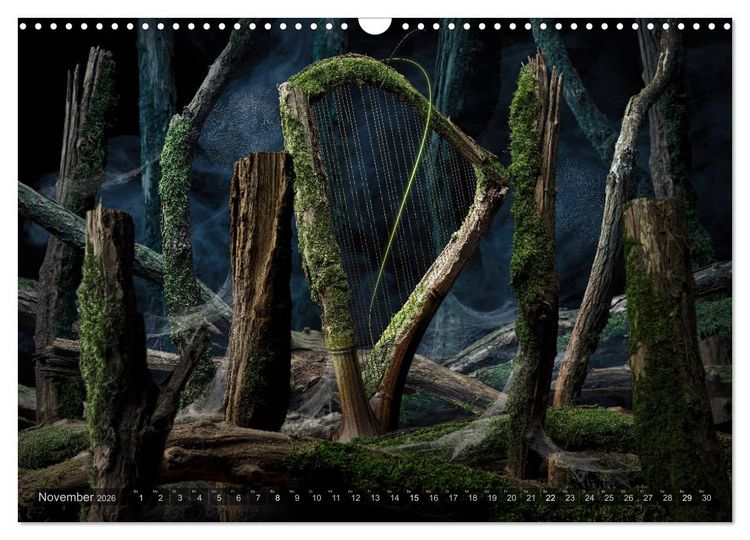 Produktbild: Musica fant&aacute;sia - Die wundersame Welt des Fotok&uuml;nstlers Olaf Bruhn (Wandkalender 2026 DIN A3 quer), CALVENDO Monatskalender