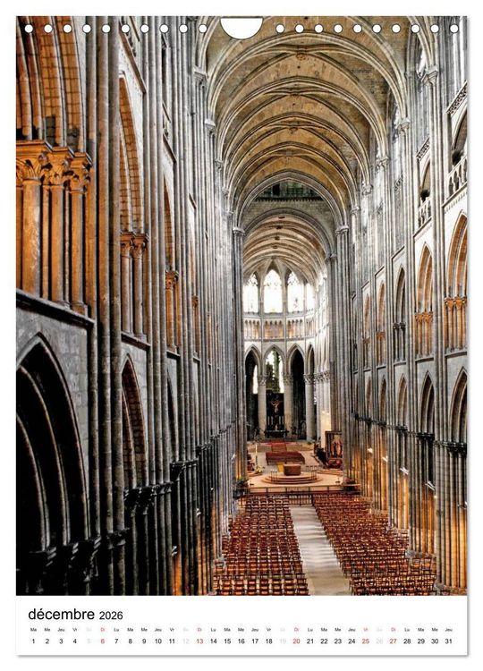 Produktbild: V&eacute;zelay en lumi&egrave;re (Calendrier mural 2026 DIN A4 horizontal), CALVENDO calendrier mensuel