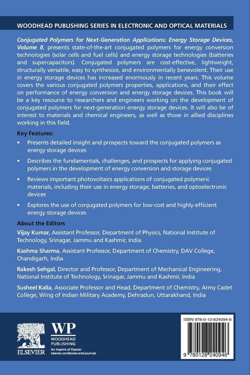 Produktbild: Conjugated Polymers for Next-Generation Applications, Volume 2