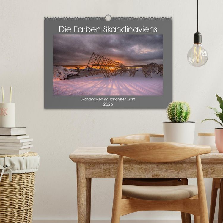Produktbild: Die Farben Skandinaviens (Wandkalender 2026 DIN A3 quer), CALVENDO Monatskalender