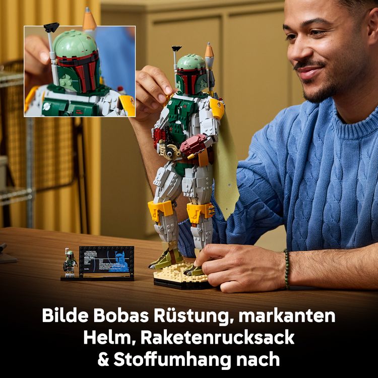 Produktbild: LEGO Star Wars Boba Fett Modellbau f&uuml;r Erwachsene Fans 75455