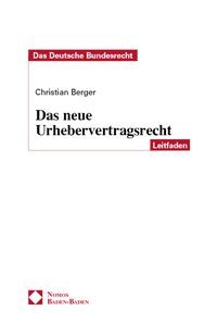 Produktbild: Das neue Urhebervertragsrecht