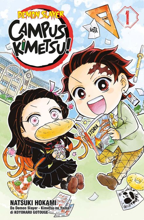 Produktbild: Demon slayer. Campus kimetsu!. Vol. 1