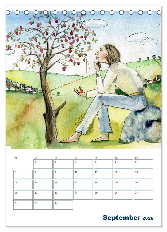 Produktbild: Im Wandel der Sterne (Tischkalender 2026 DIN A5 hoch), CALVENDO Monatskalender