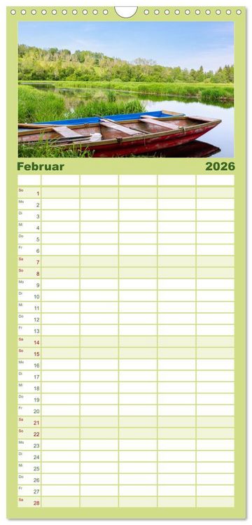 Produktbild: Familienplaner 2026 - Zauber des B&ouml;hmerwalds. Stille Sch&ouml;nheit im Westen Tschechiens mit 5 Spalten (Wandkalender, 21 x 45 cm) CALVENDO