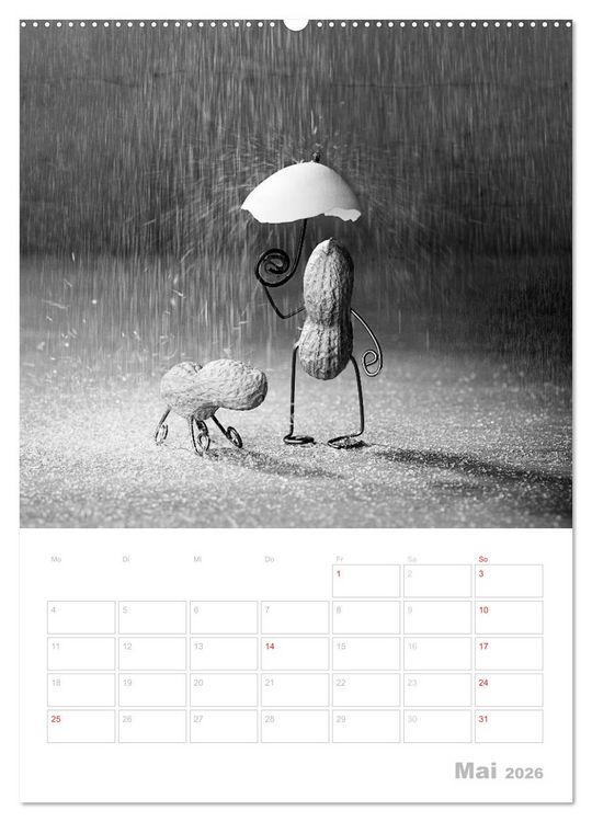Produktbild: Simple Things 2026 (Wandkalender 2026 DIN A2 hoch), CALVENDO Monatskalender