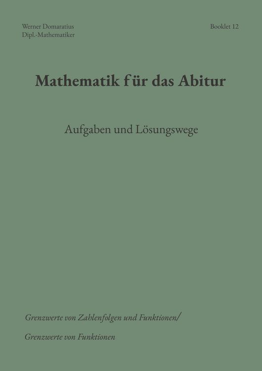 Produktbild: Mathematik f&uuml;r das Abitur