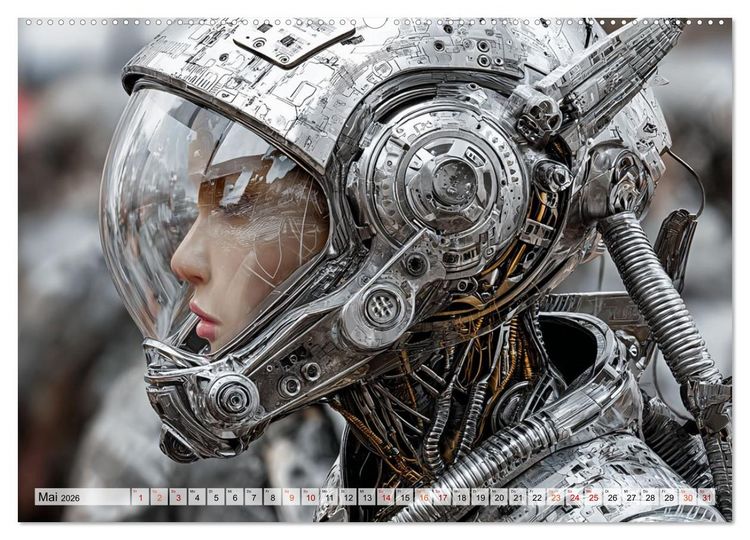 Produktbild: Fantasie Welten - Science Fiction (hochwertiger Premium Wandkalender 2026 DIN A2 quer), Kunstdruck in Hochglanz