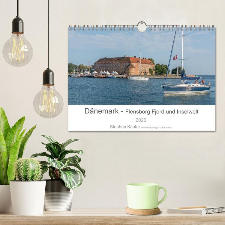 Produktbild: D&auml;nemark - Flensborg Fjord und Inselwelt (Wandkalender 2026 DIN A4 quer), CALVENDO Monatskalender