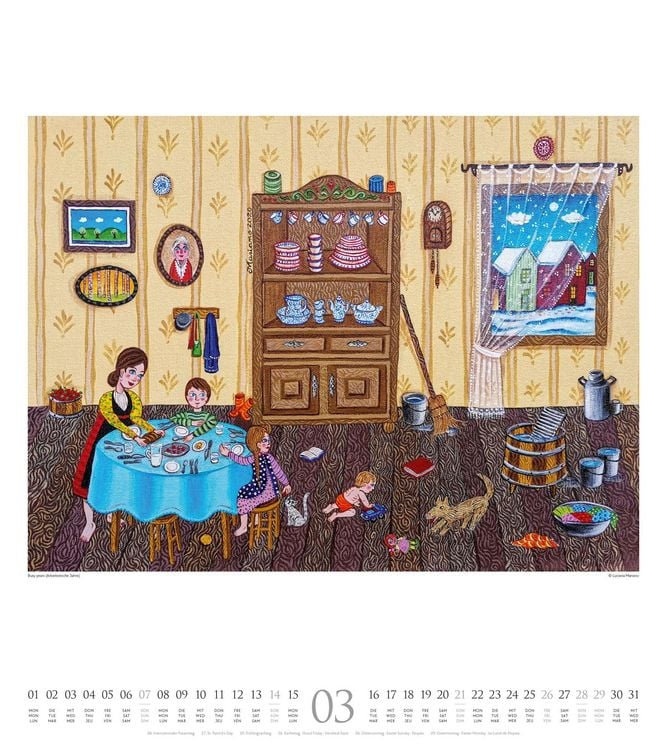 Produktbild: Naive Malerei Kalender 2027