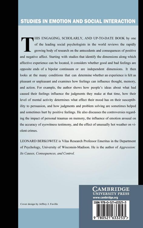 Produktbild: Causes and Consequences of Feelings