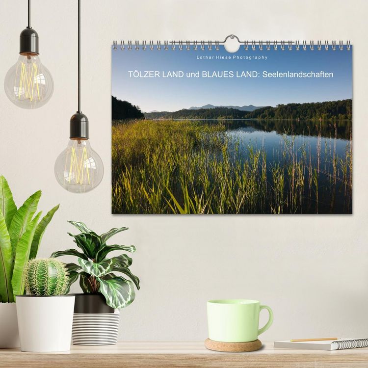 Produktbild: T&ouml;lzer Land und Blaues Land: Seelenlandschaften (Wandkalender 2026 DIN A4 quer), CALVENDO Monatskalender