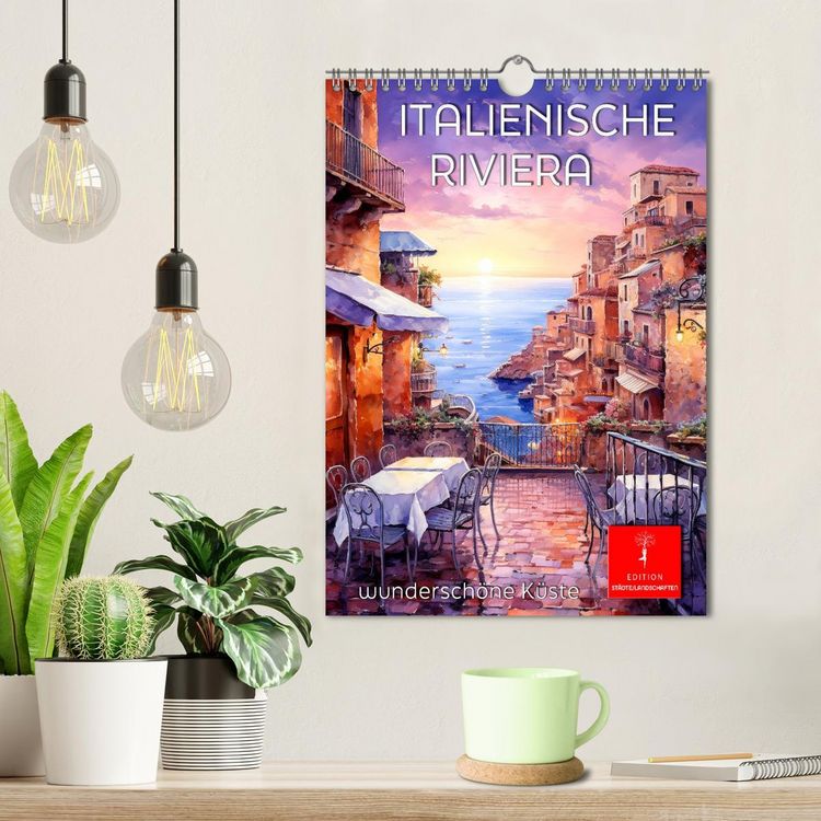 Produktbild: Italienische Riviera - wundersch&ouml;ne K&uuml;ste (Wandkalender 2026 DIN A4 hoch), CALVENDO Monatskalender