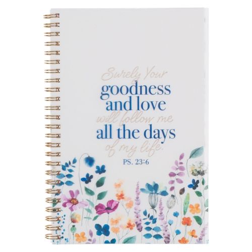 Produktbild: Goodness and love wildflower wireboud notebook