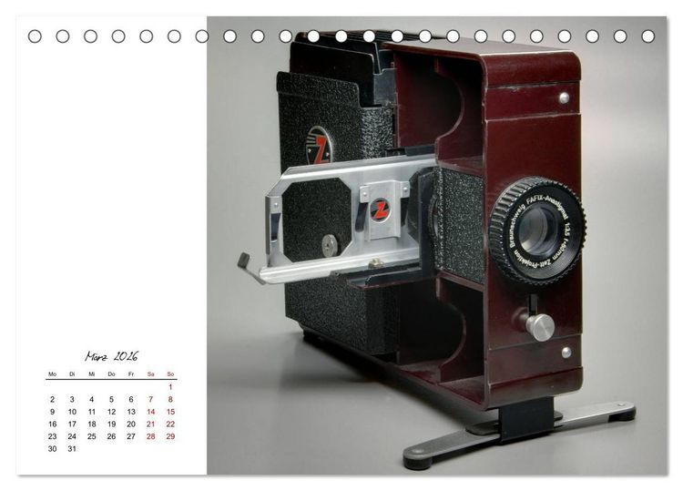 Produktbild: Alte Sch&auml;tze - Kameras und Projektoren (Tischkalender 2026 DIN A5 quer), CALVENDO Monatskalender