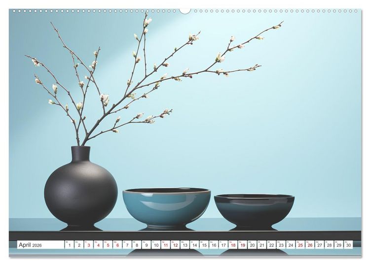 Produktbild: Einklang und Harmonie (Wandkalender 2026 DIN A2 quer), CALVENDO Monatskalender