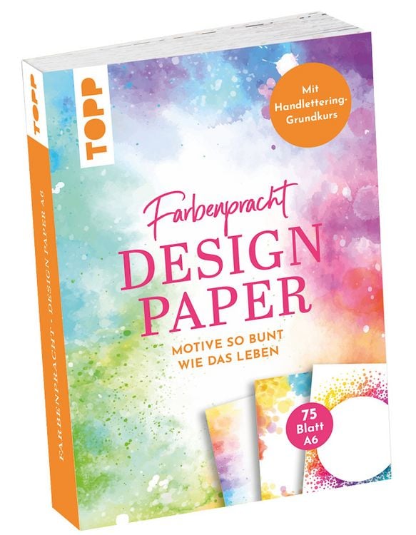 Produktbild: Design Paper Farbenpracht A6