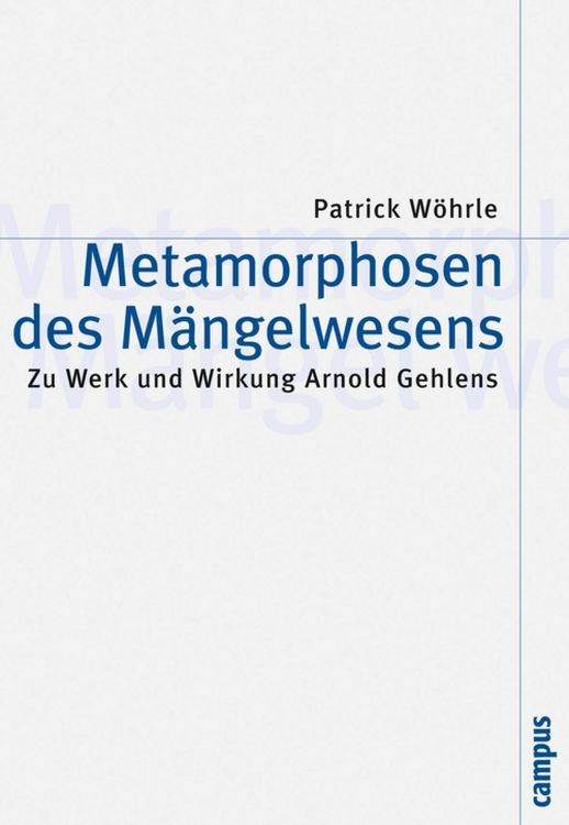 Produktbild: Metamorphosen des M&auml;ngelwesens
