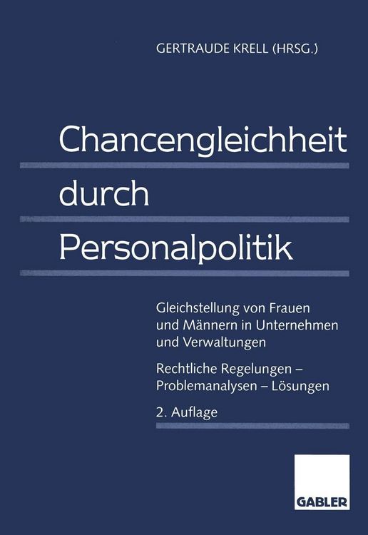 Produktbild: Chancengleichheit durch Personalpolitik