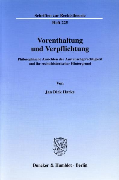 Produktbild: Vorenthaltung und Verpflichtung.