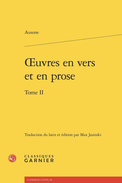 Produktbild: Oeuvres en Vers et en Prose Tome 2