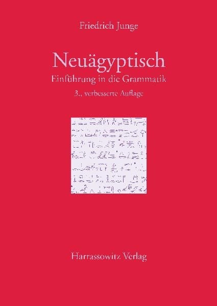 Produktbild: Einf&uuml;hrung in die Grammatik des Neu&auml;gyptischen