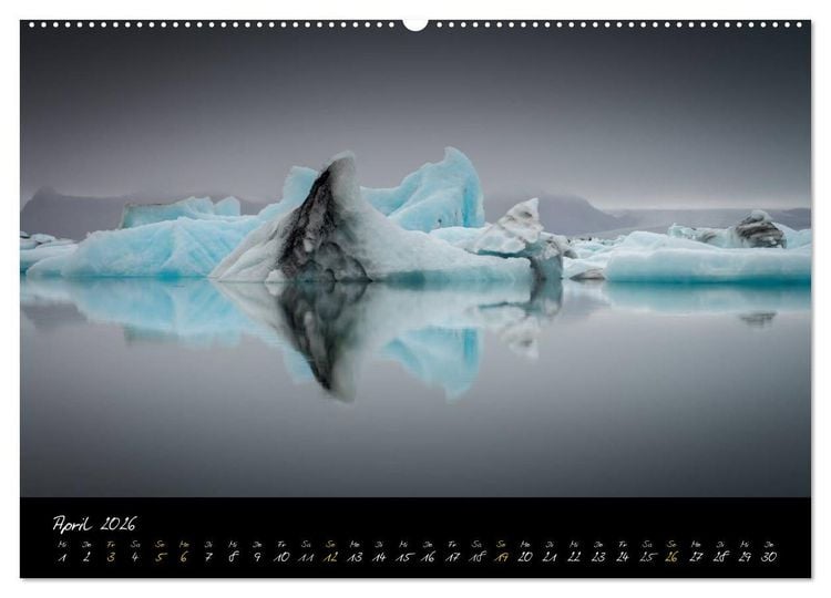 Produktbild: ISLAND - Traumlandschaften (Wandkalender 2026 DIN A2 quer), CALVENDO Monatskalender