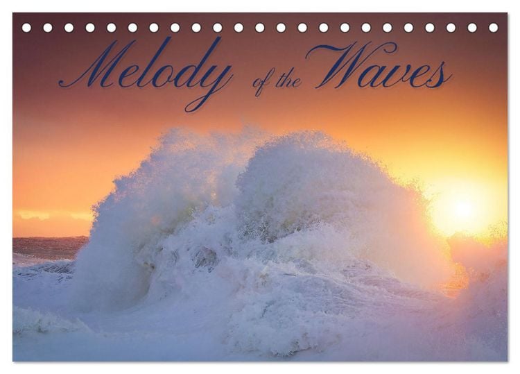 Produktbild: Melody of the waves (Desk Calendar 2026 DIN A5 landscape), CALVENDO 12 Month DeskCalendar