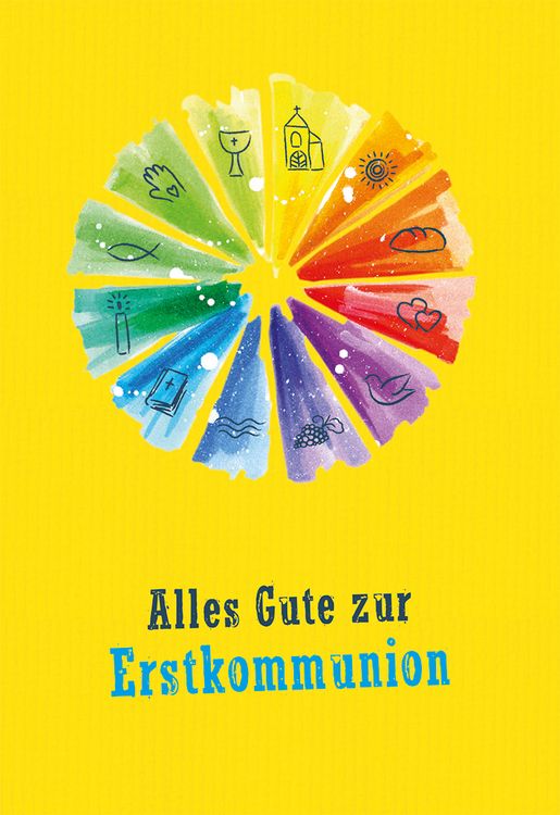 Produktbild: Gru&szlig;karte - Alles Gute zur Erstkommunion