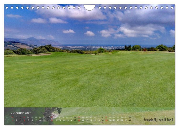 Produktbild: Golfpl&auml;tze Kapstadt - Cape Winelands und Overberg (Wandkalender 2026 DIN A4 quer), CALVENDO Monatskalender