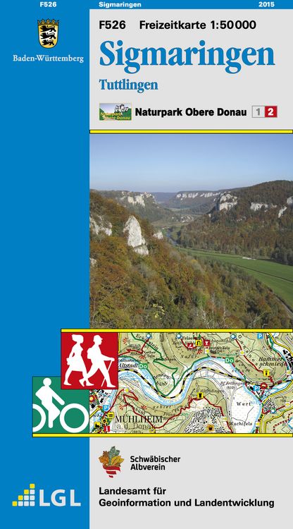 Produktbild: LGL BW 50 000 Freizeit Sigmaringen Naturpark Obere Donau