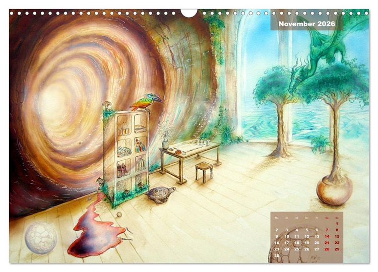 Produktbild: Phantastische Kunst (Wandkalender 2026 DIN A3 quer), CALVENDO Monatskalender