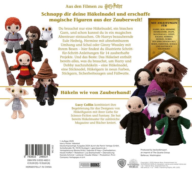 Produktbild: Harry Potter: H&auml;kelset - 14 magische Projekte aus der Zauberwelt