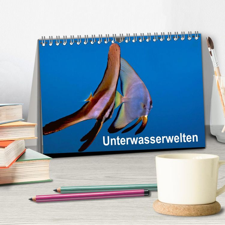 Produktbild: Unterwasserwelten (Tischkalender 2026 DIN A5 quer), CALVENDO Monatskalender