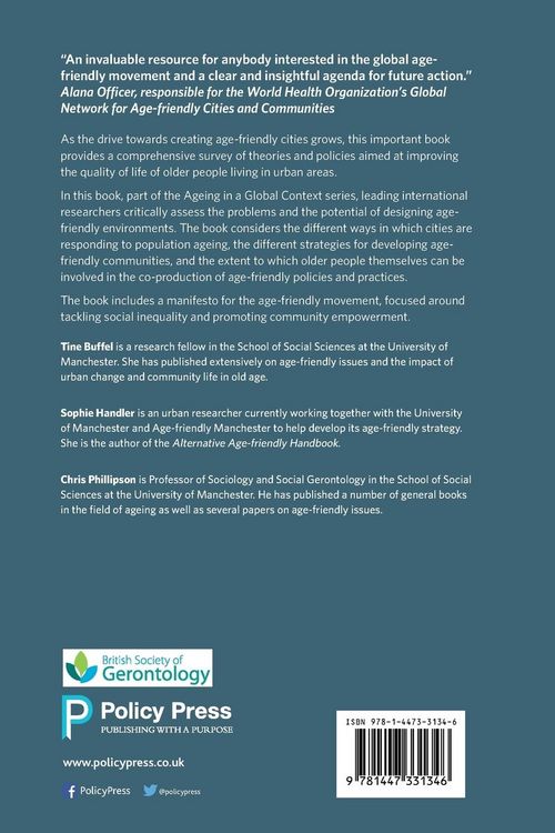 Produktbild: Age-friendly cities and communities