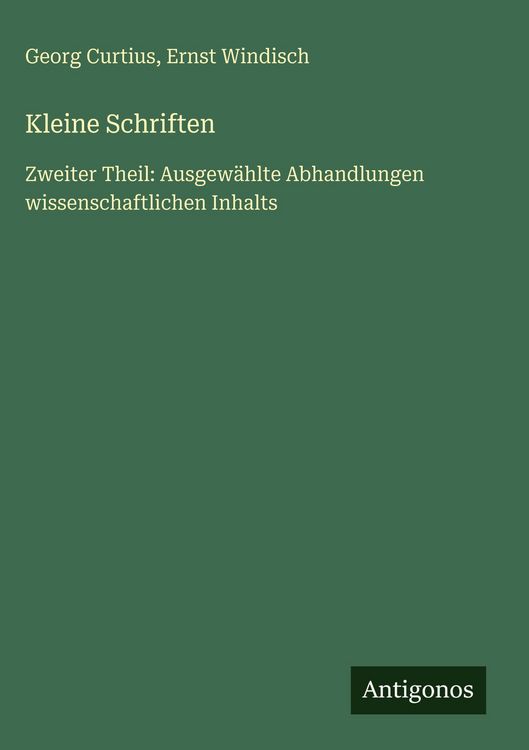 Produktbild: Kleine Schriften