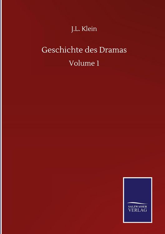 Produktbild: Geschichte des Dramas