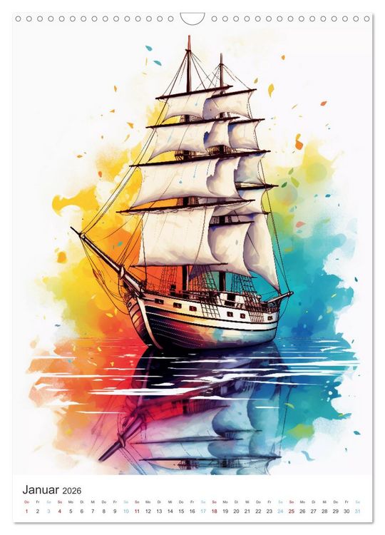 Produktbild: Segeln und Regatta (Wandkalender 2026 DIN A3 hoch), CALVENDO Monatskalender