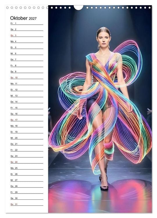 Produktbild: Impossible Couture - Futuristische Mode jenseits von Schwerkraft und Realit&auml;t (Wandkalender 2027 DIN A3 hoch), CALVENDO Monatskalender