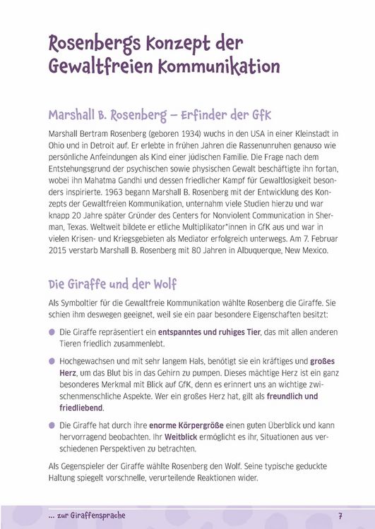Produktbild: 40 Vorlesegeschichten zur Giraffensprache, ab 6 Jahre