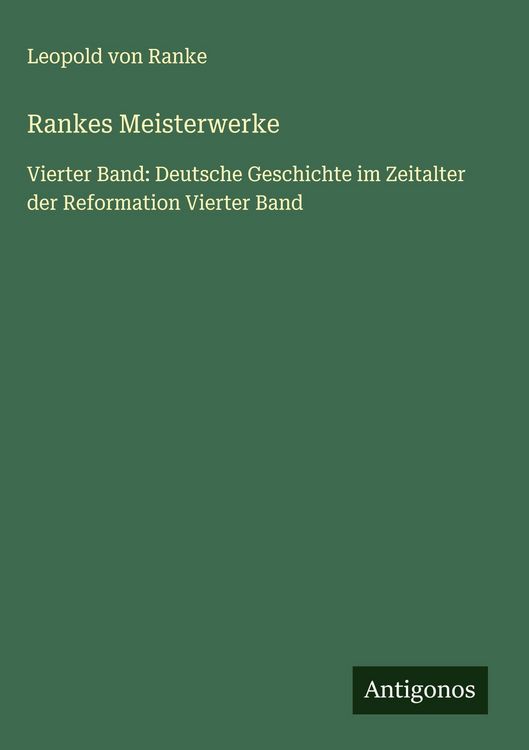 Produktbild: Rankes Meisterwerke