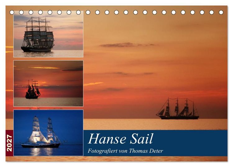 Produktbild: Hanse Sail (Tischkalender 2027 DIN A5 quer), CALVENDO Monatskalender