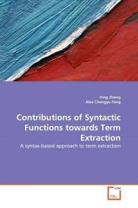 Produktbild: Zhang, X: Contributions of Syntactic Functions towards Term