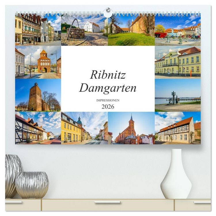 Produktbild: Ribnitz Damgarten Impressionen (hochwertiger Premium Wandkalender 2026 DIN A2 quer), Kunstdruck in Hochglanz