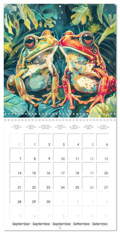 Produktbild: Animals - Jungle life (Wall Calendar 2026 12 &times; 12 Inch) CALVENDO 12 Month Wall Calendar