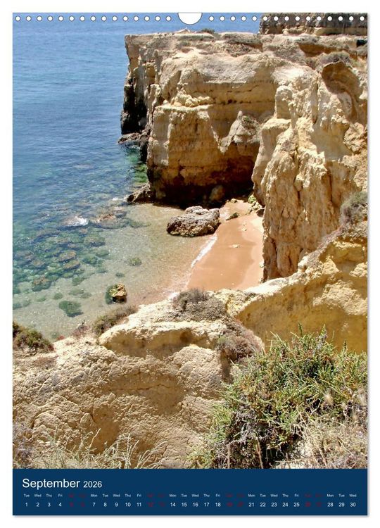 Produktbild: Pure Algarve (Wall Calendar 2026 DIN A3 portrait), CALVENDO 12 Month Wall Calendar