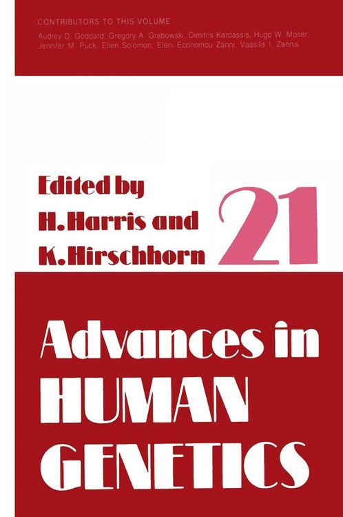 Produktbild: Advances in Human Genetics, Volume 21