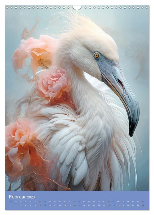 Produktbild: Wundervoll zarte Tierportraits (Wandkalender 2026 DIN A3 hoch), CALVENDO Monatskalender