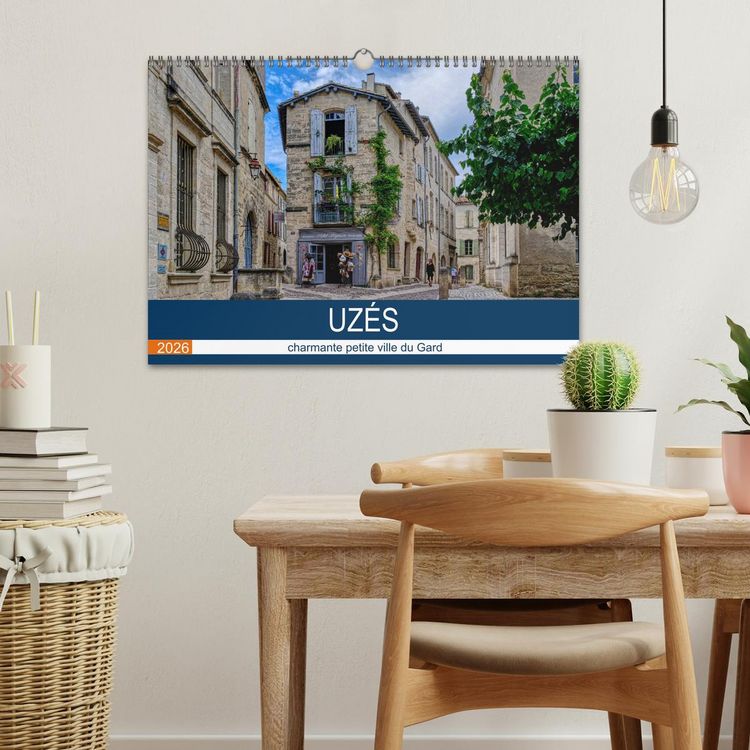 Produktbild: Uz&egrave;s - charmante petite ville du Gard (Calendrier mural 2026 DIN A3 vertical), CALVENDO calendrier mensuel